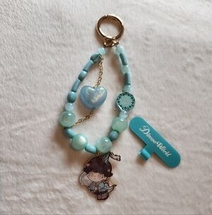 POP MART DIMOO Crush On Coffee Peppermint Heartbeat Phone Charm 🍬